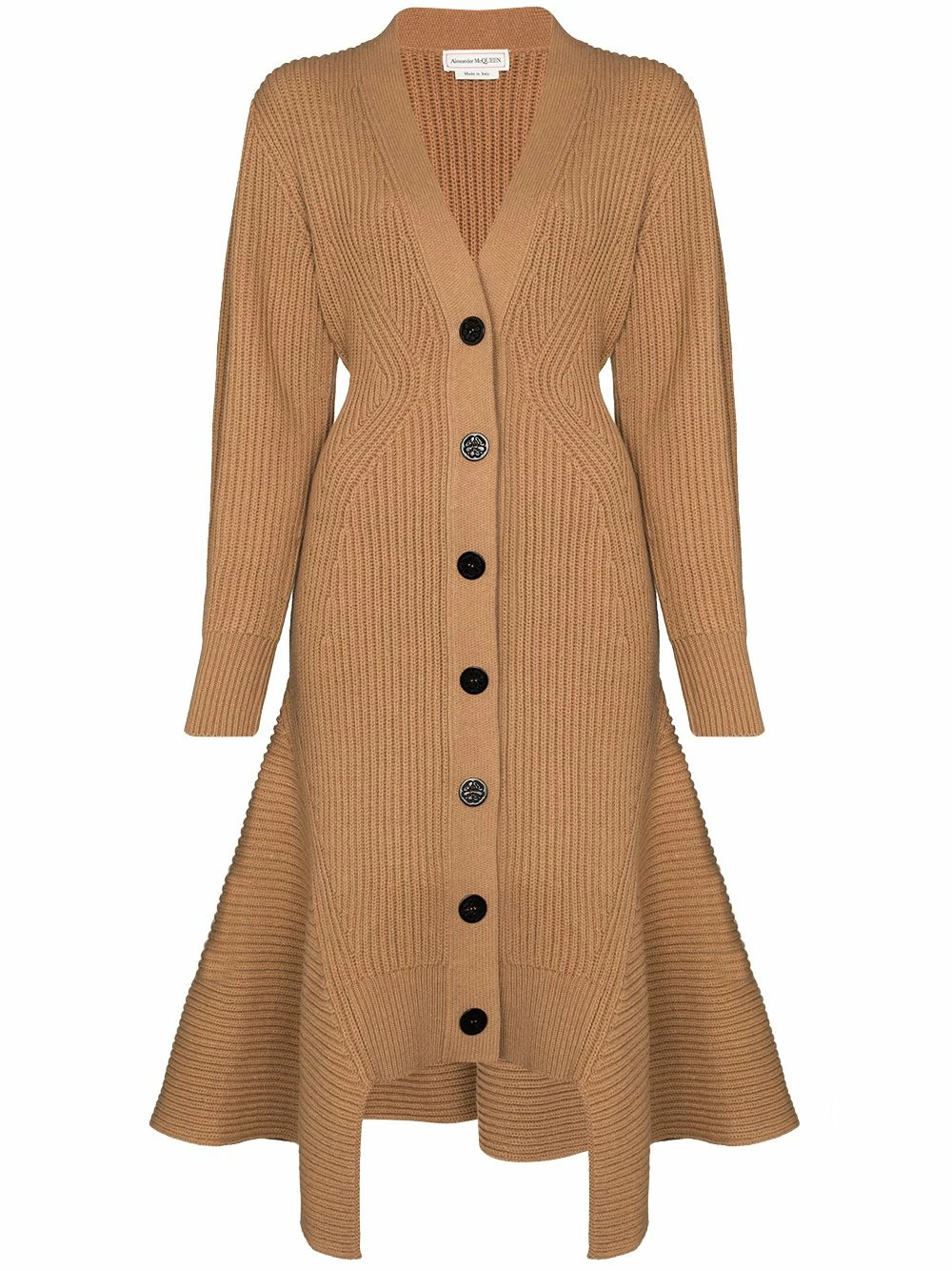 Alexander McQueen Fluted cardigan 1 Alexander McQueen fluted cardigan