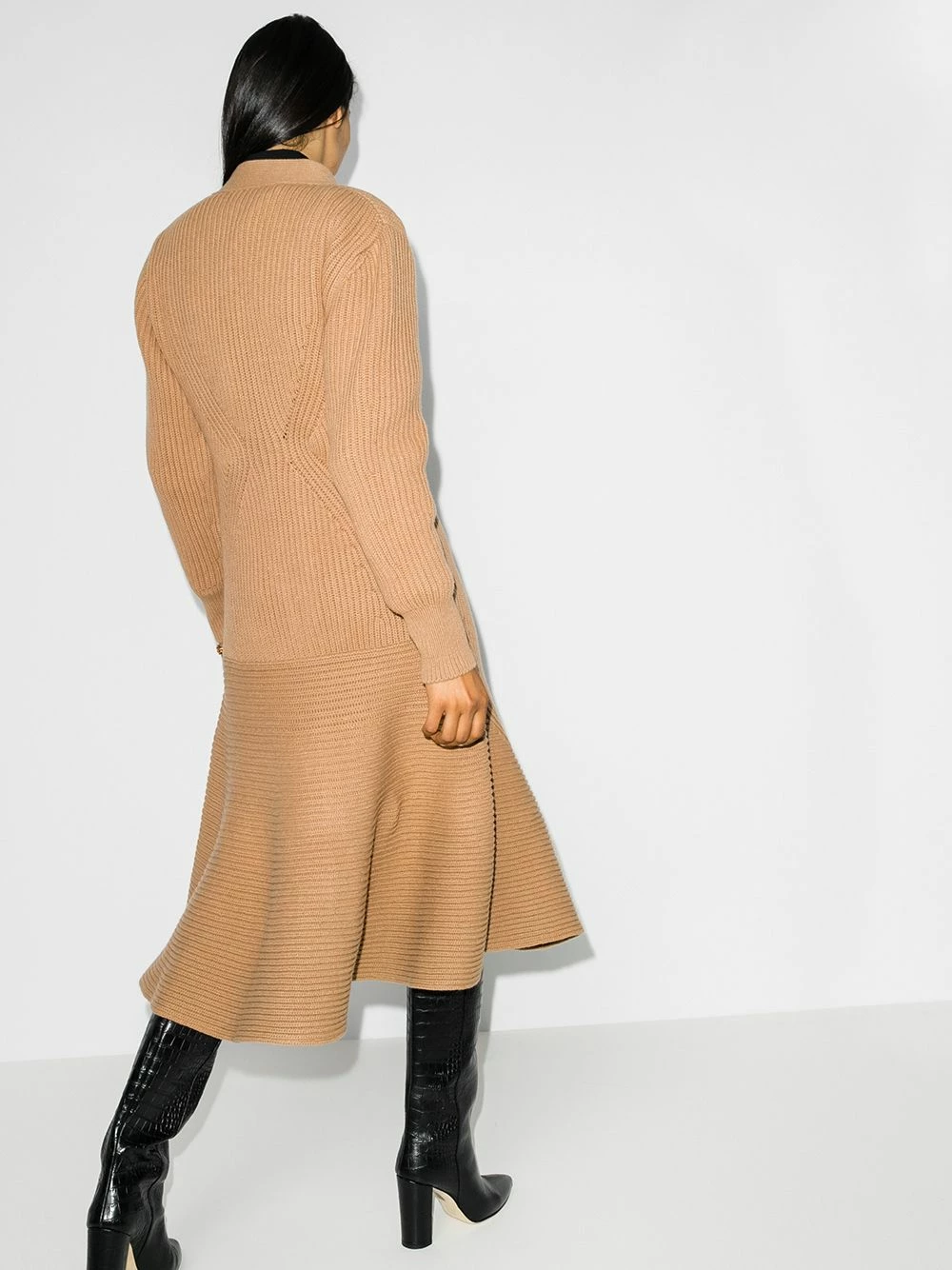 Alexander McQueen Fluted cardigan 3 Alexander McQueen fluted cardigan