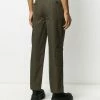 Alexander McQueen cotton straight-leg trousers