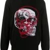 Alexander McQueen skull motif knitted jumper