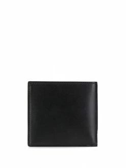 Alexander McQueen paint-effect logo wallet