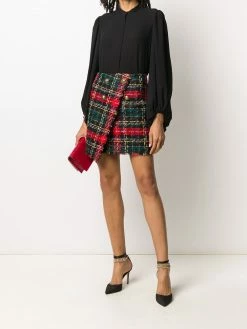 Alexander McQueen draped sleeves buttoned blouse