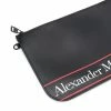 Alexander McQueen logo-print clutch