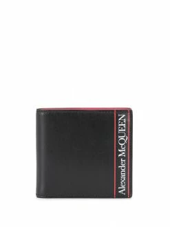 Alexander McQueen logo bifold wallet