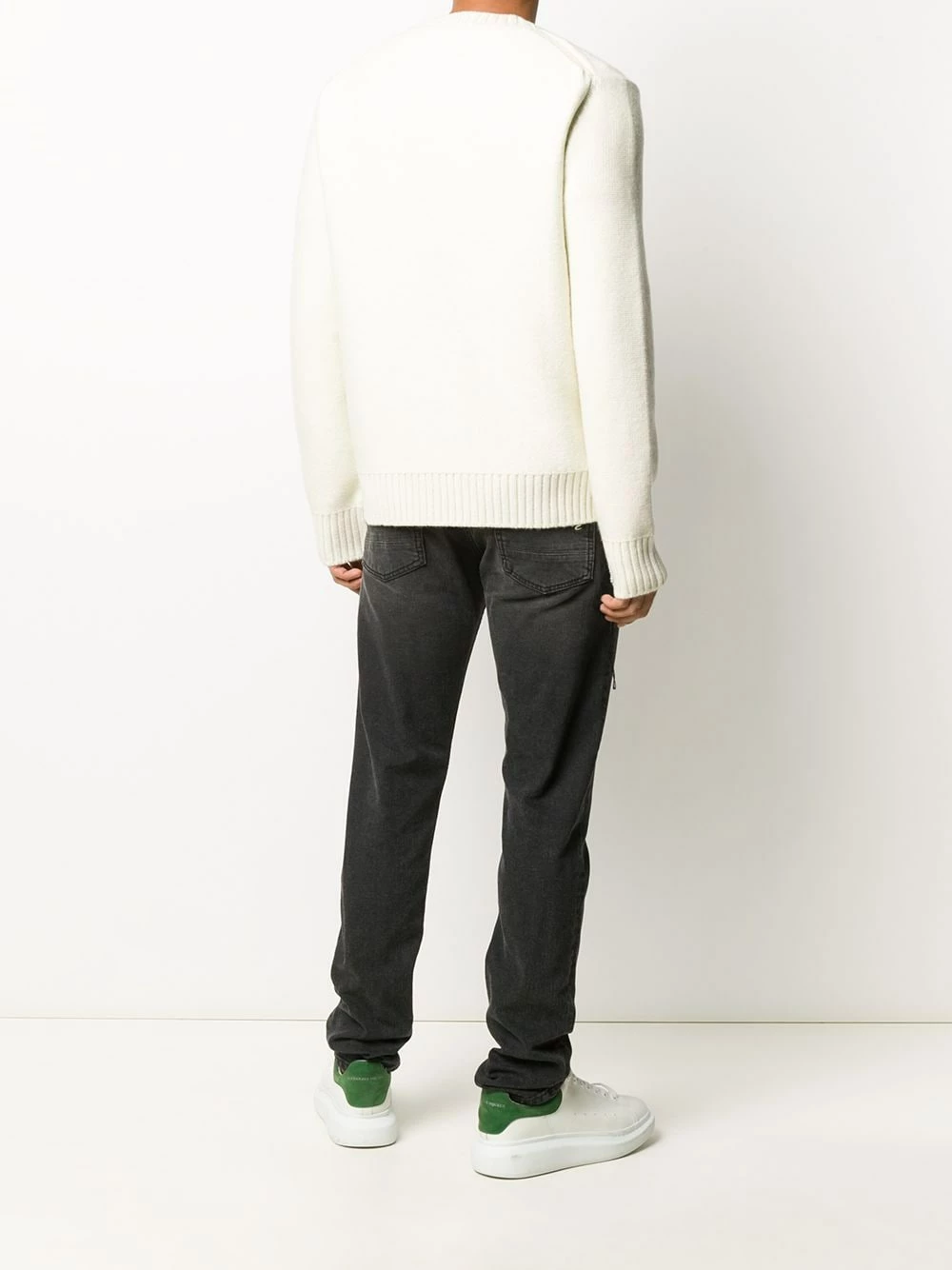 Alexander McQueen Skull and logo crew neck jumper 4 Alexander McQueen skull and logo crew neck jumper