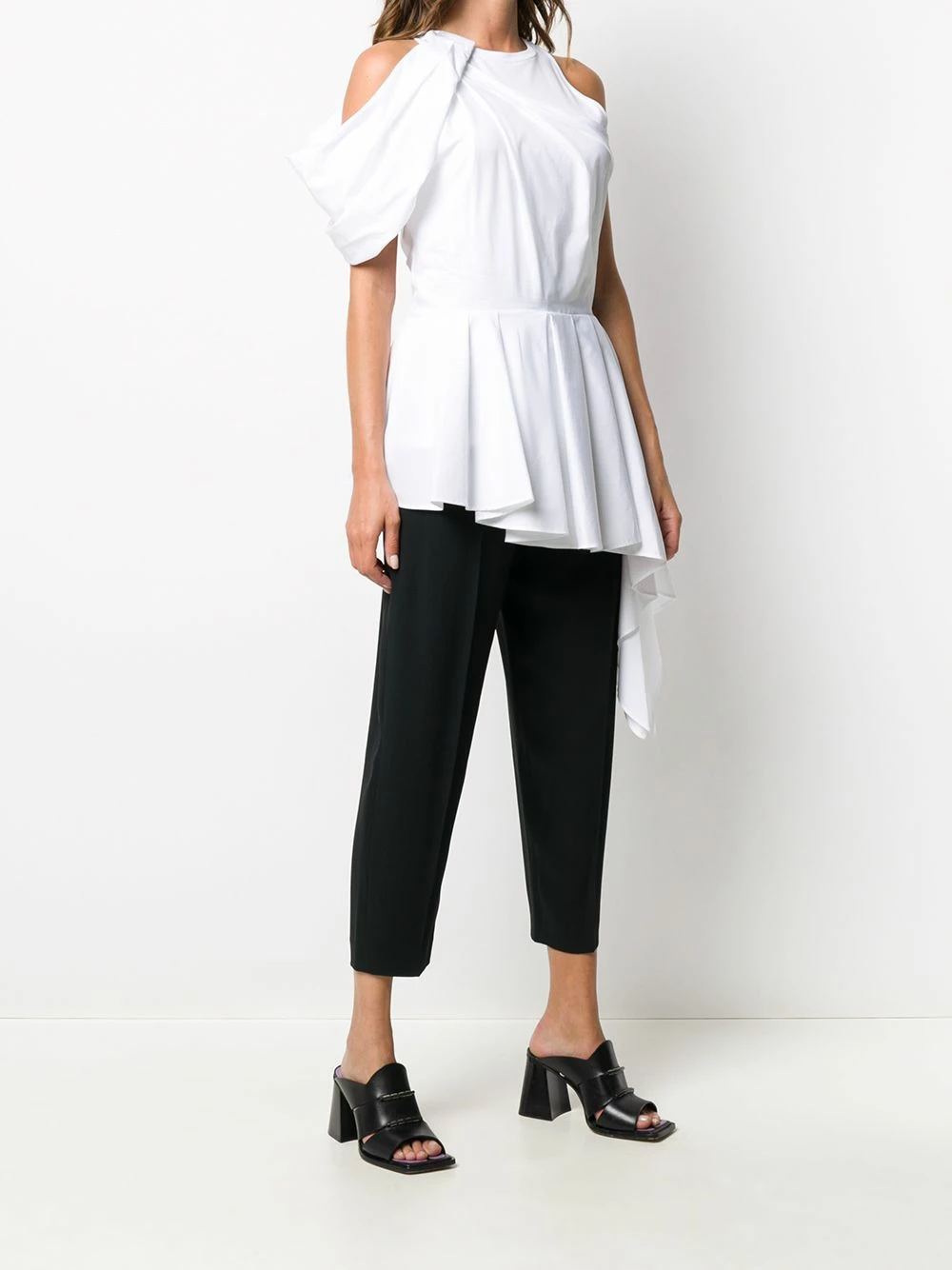 Alexander McQueen Draped asymmetric top 3 Alexander McQueen draped asymmetric top