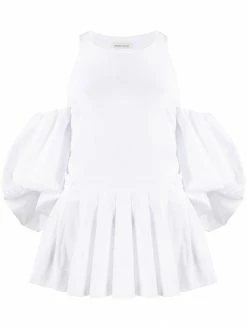 Alexander McQueen puff-sleeve blouse