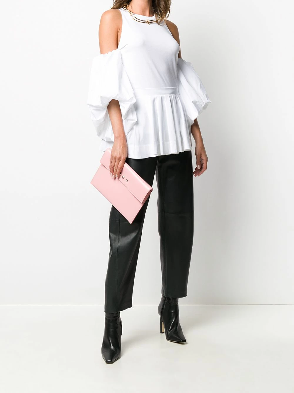 Alexander McQueen Puff sleeve blouse 2 Alexander McQueen puff-sleeve blouse