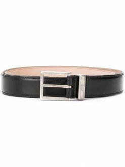 Alexander McQueen logo engraved belt