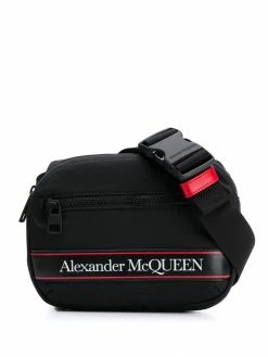Alexander McQueen logo stripe belt bag