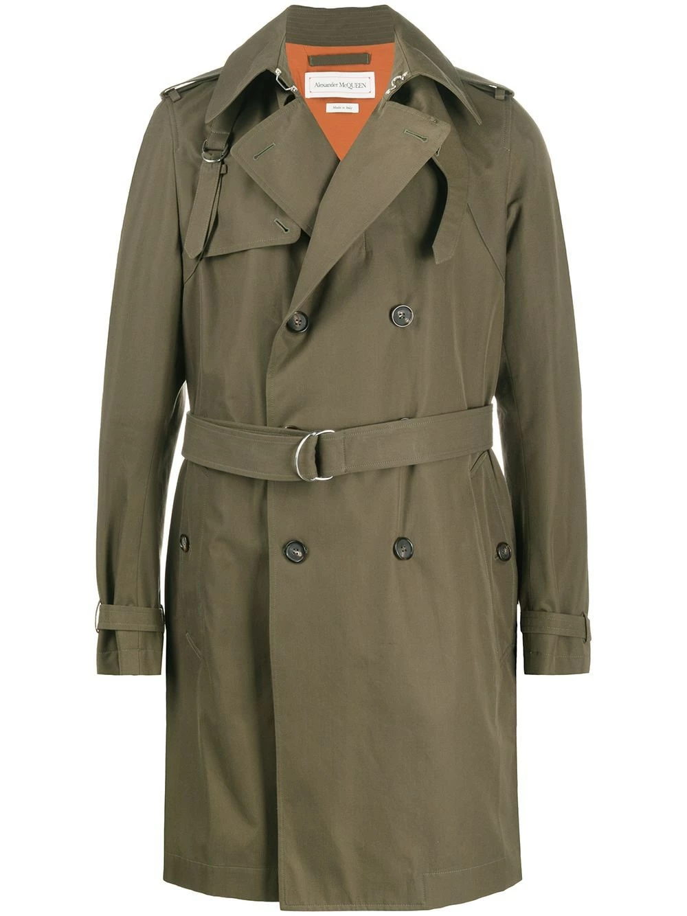 Alexander McQueen Double breasted trench coat 1 Alexander McQueen double-breasted trench coat
