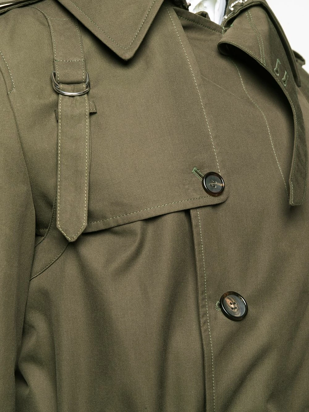 Alexander McQueen Double breasted trench coat 5 Alexander McQueen double-breasted trench coat