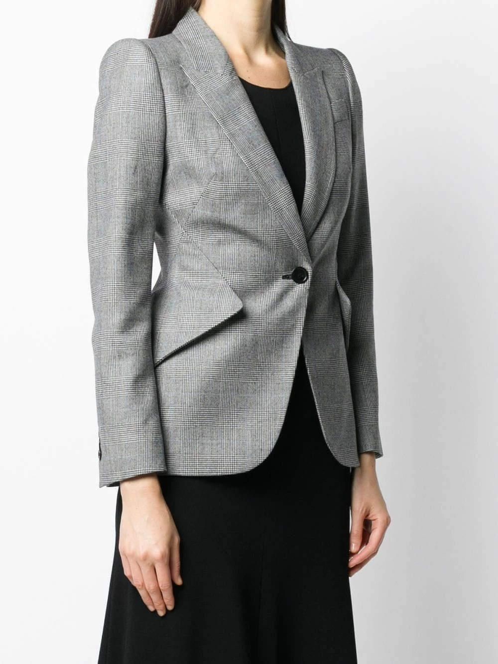 Alexander McQueen Prince of Wales fitted blazer 3 Alexander McQueen Prince of Wales fitted blazer