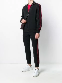 Alexander McQueen sleeves appliqués zipped jacket