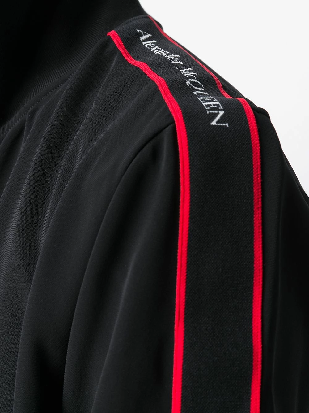 Alexander McQueen Sleeves appliqués zipped jacket 5 Alexander McQueen sleeves appliqués zipped jacket