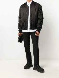 Alexander McQueen boxy bomber jacket