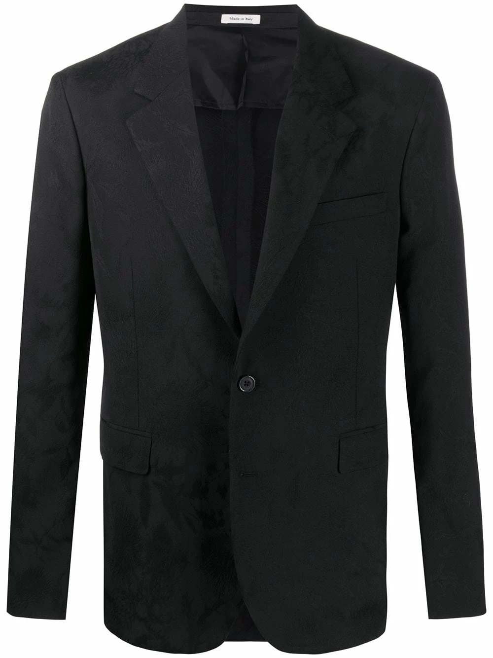 Alexander McQueen Jacquard woven single breasted blazer 1 Alexander McQueen jacquard-woven single-breasted blazer