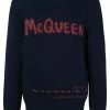 Alexander McQueen jacquard-logo jumper