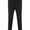 Alexander McQueen zip-detail straight-leg trousers