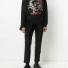 Alexander McQueen floral-embroidered sweatshirt