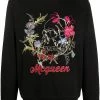 Alexander McQueen floral-embroidered sweatshirt