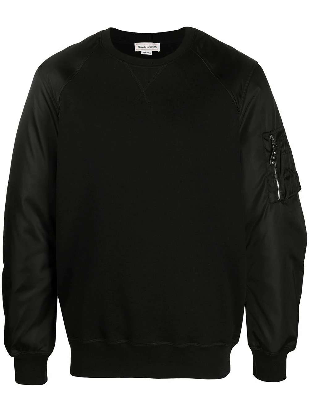 Alexander McQueen Zip pocket sweatshirt 1 Alexander McQueen zip-pocket sweatshirt
