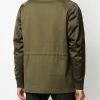 Alexander McQueen hooded logo patch military jacket
