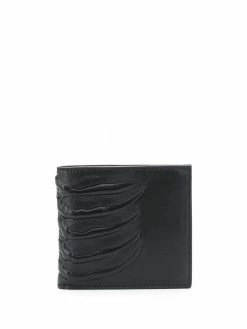 Alexander McQueen embossed-motif cardholder