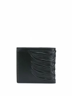 Alexander McQueen embossed-motif cardholder