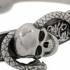 Alexander McQueen Skull and Snake cuff bracelet