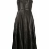 Alexander McQueen bustier top flared midi dress