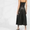 Alexander McQueen bustier top flared midi dress