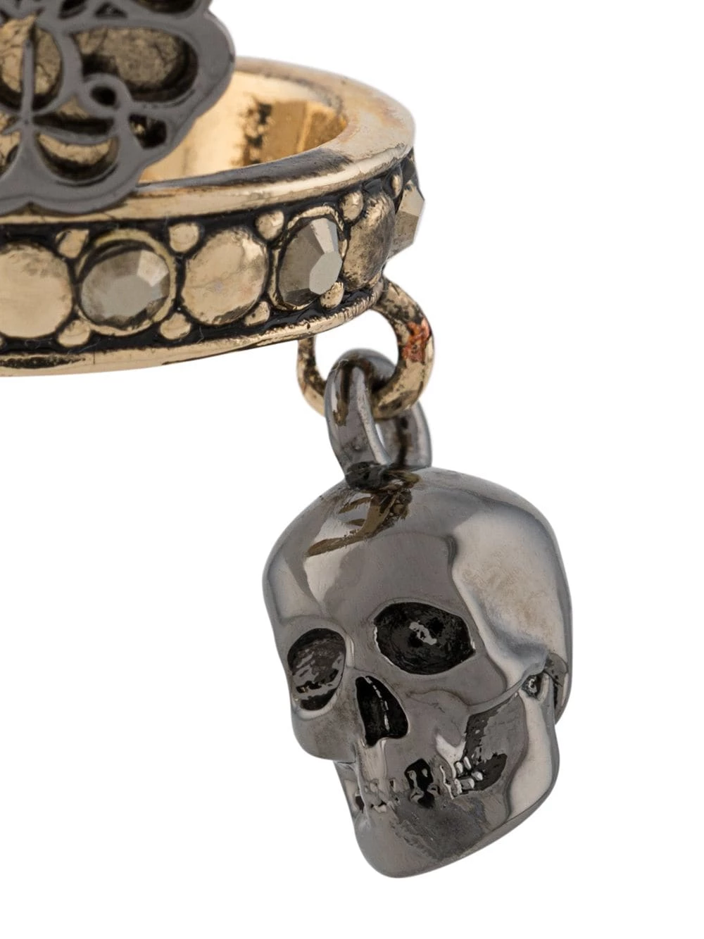 Alexander McQueen Skull pendant earcuff 3 Alexander McQueen skull pendant earcuff
