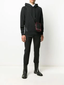 Alexander McQueen logo-print messenger bag