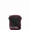 Alexander McQueen logo-print messenger bag