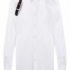Alexander McQueen single brace detail shirt