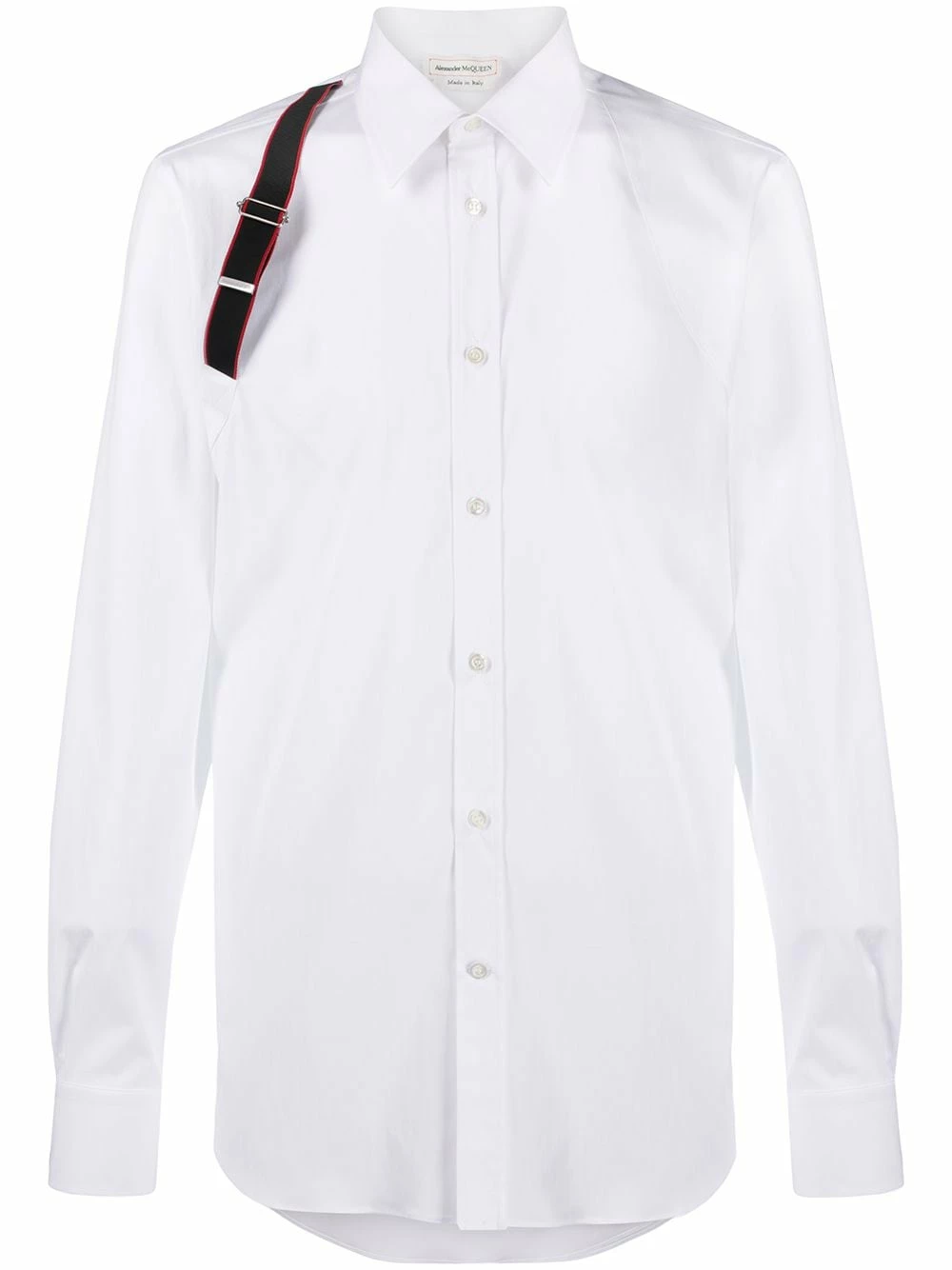 Alexander McQueen Single brace detail shirt 1 Alexander McQueen single brace detail shirt