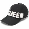Alexander McQueen logo print baseball cap