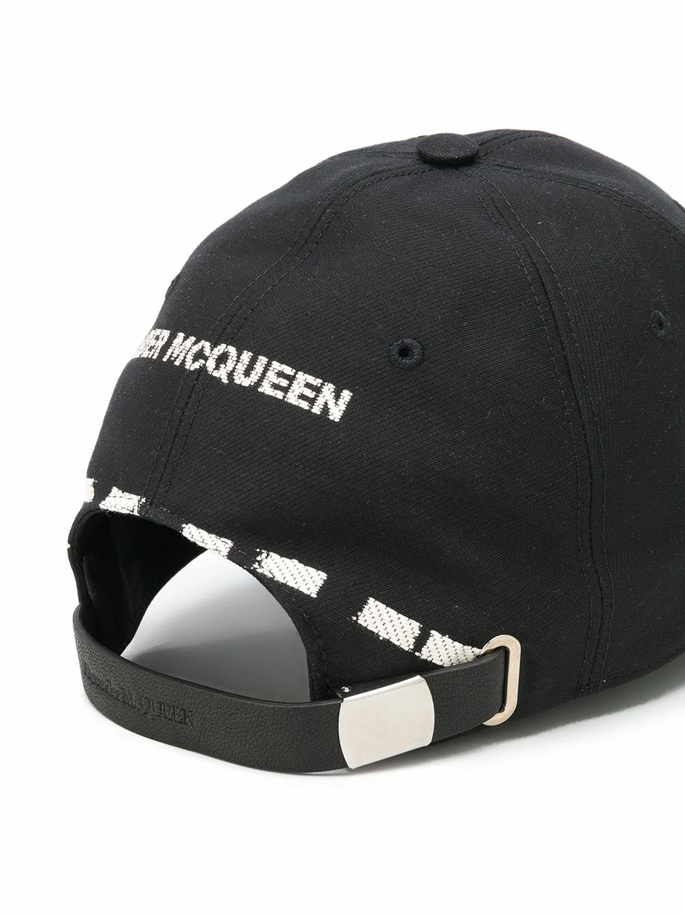 Alexander McQueen Logo print baseball cap 2 Alexander McQueen logo print baseball cap
