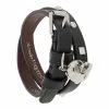 Alexander McQueen double wrap skull bracelet
