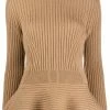 Alexander McQueen ribbed knit jumper