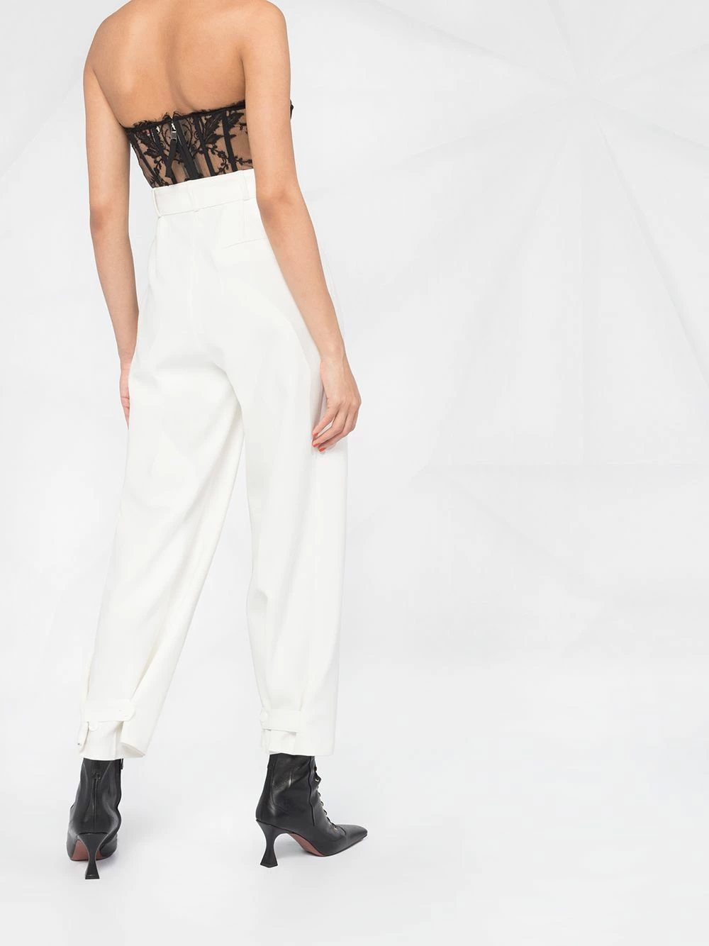 Alexander McQueen Lace strapless bustier 6 Alexander McQueen lace strapless bustier