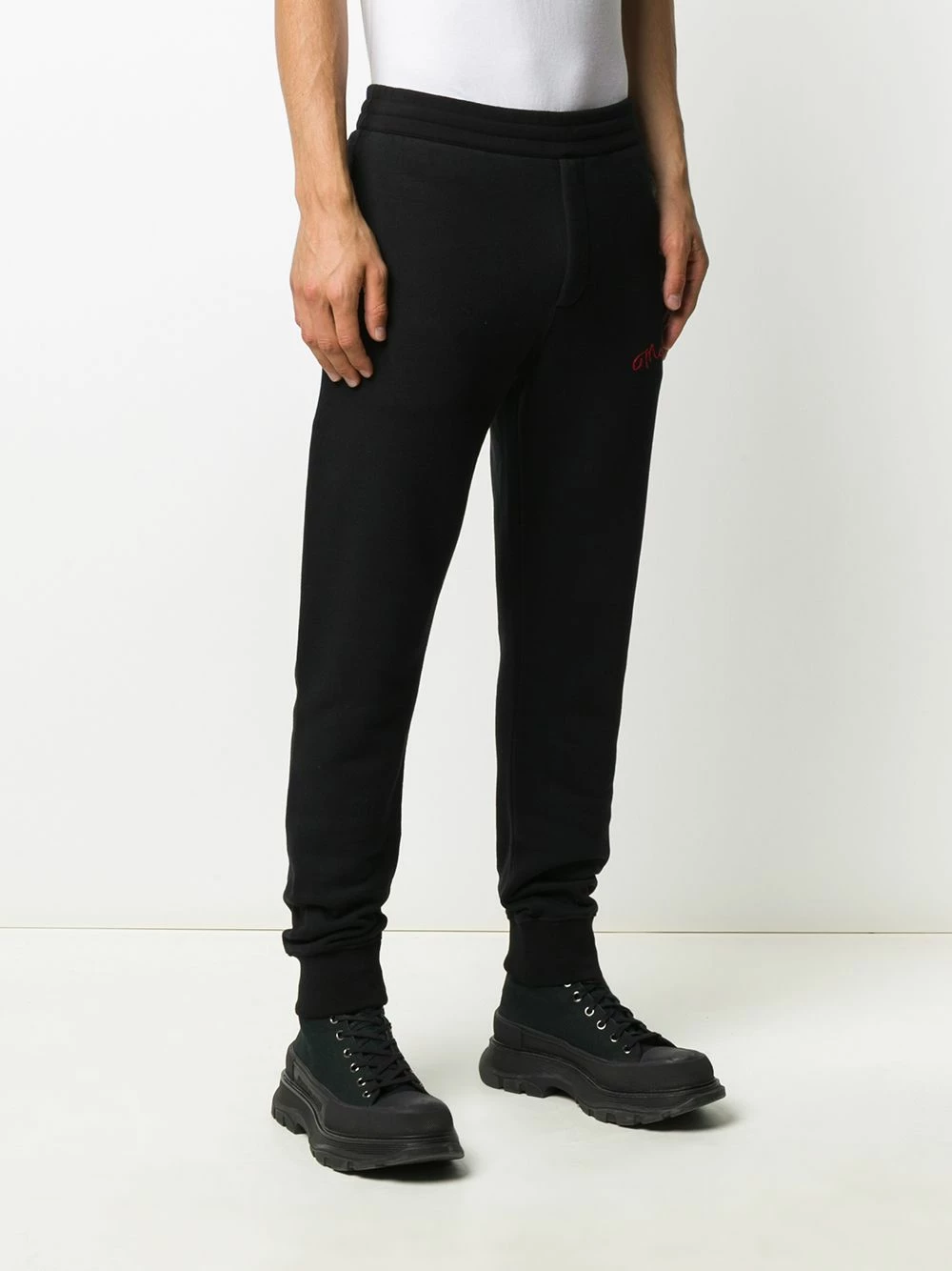 Alexander McQueen McQueen cotton track pants 3 Alexander McQueen McQueen cotton track pants