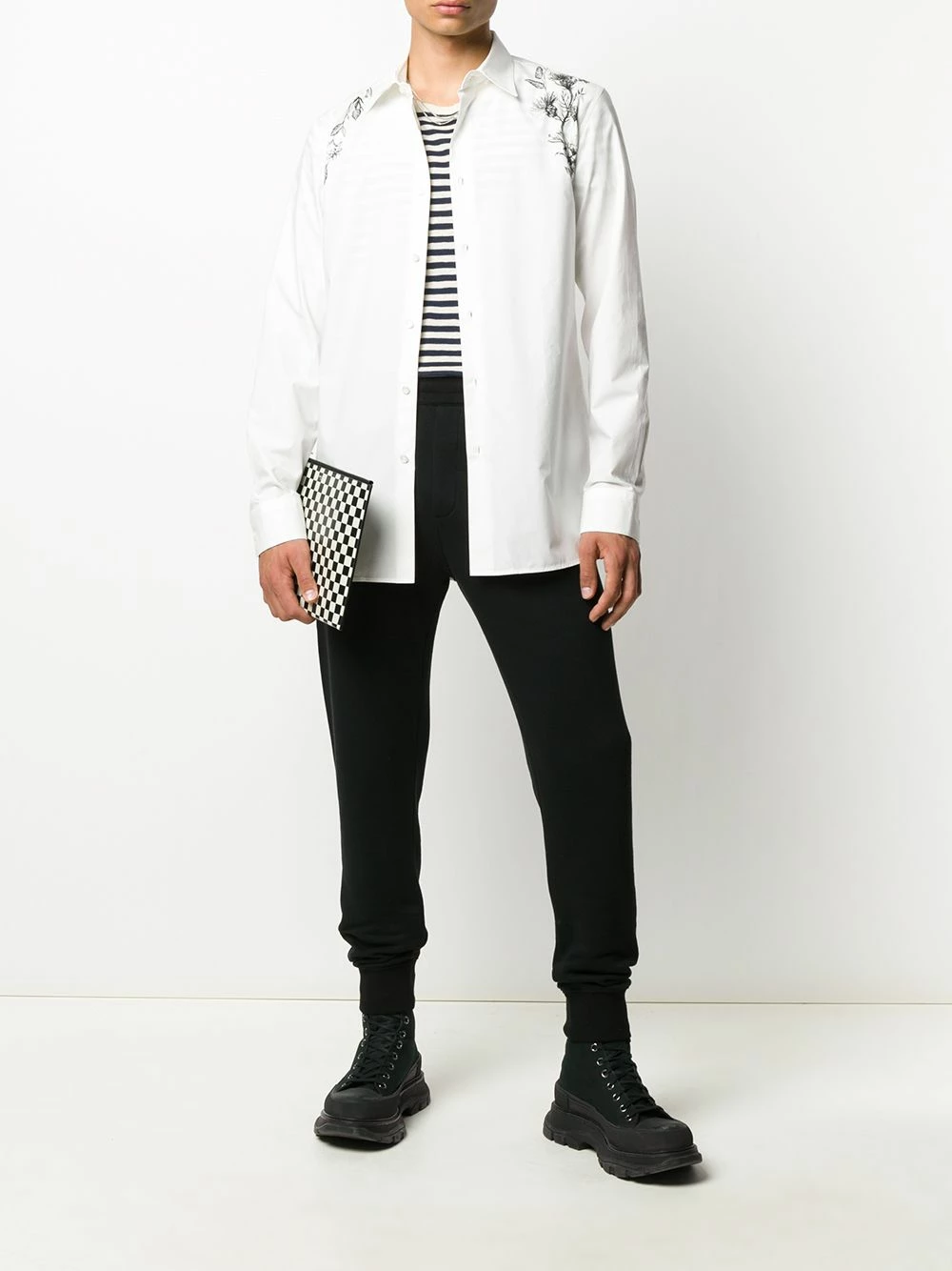 Alexander McQueen McQueen cotton track pants 2 Alexander McQueen McQueen cotton track pants