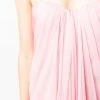 Alexander McQueen pleated strapless dress