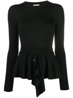 Alexander McQueen layered knitted jumper