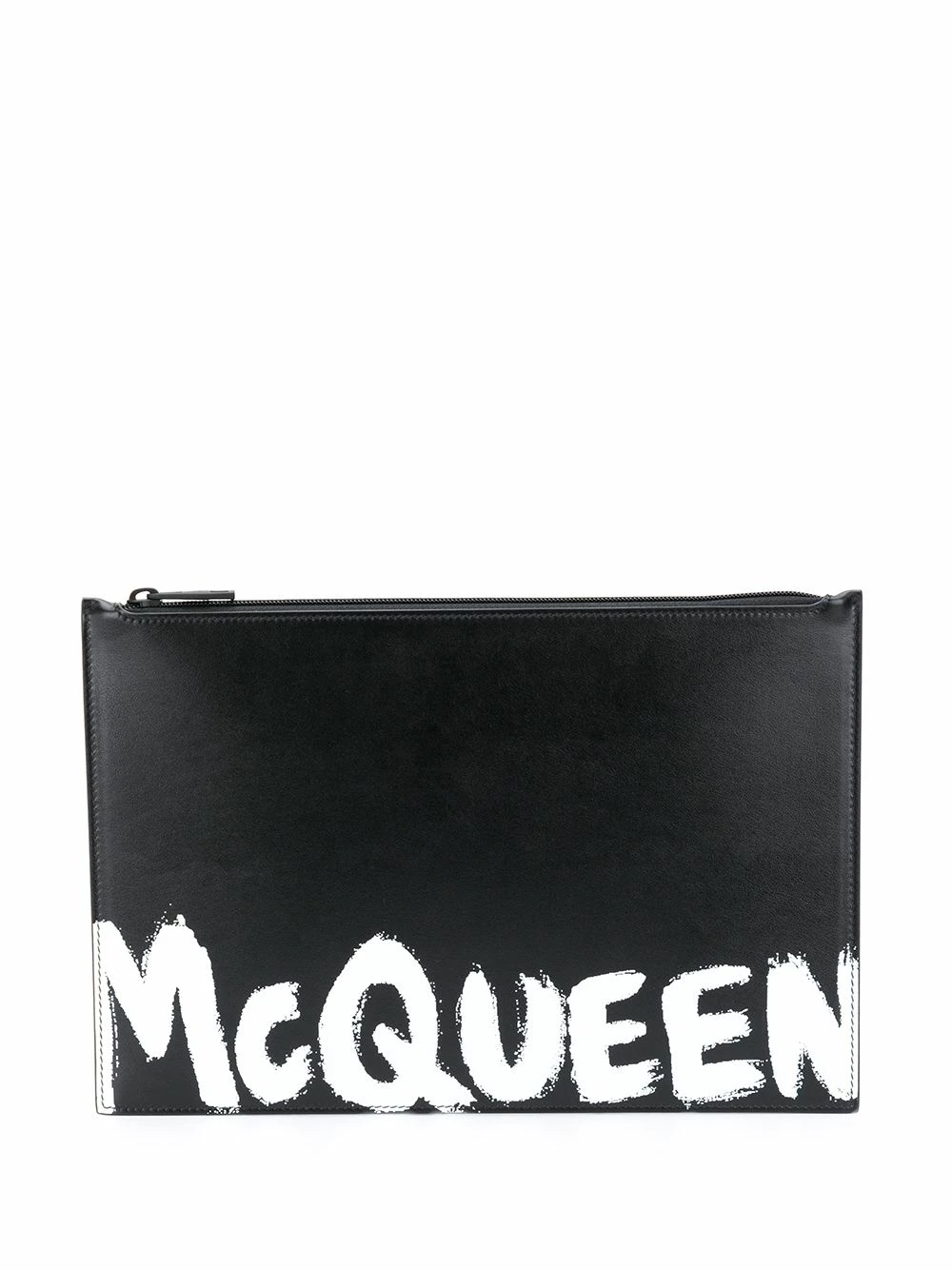 Alexander McQueen Paint style logo clutch bag 1 Alexander McQueen paint style logo clutch bag