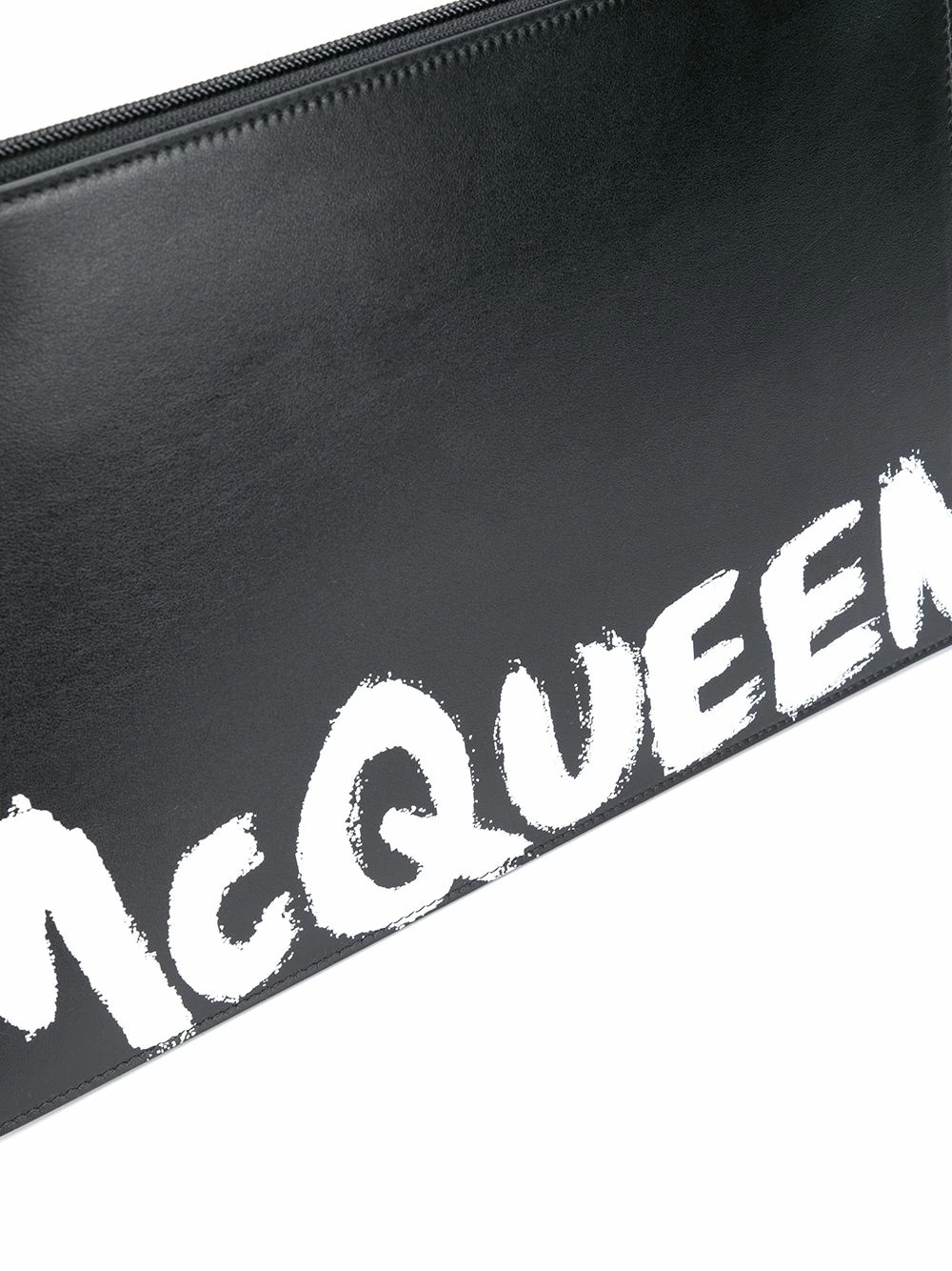 Alexander McQueen Paint style logo clutch bag 4 Alexander McQueen paint style logo clutch bag