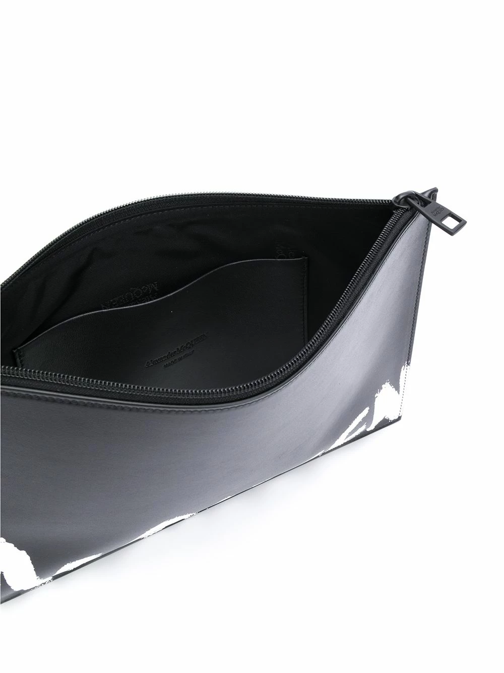 Alexander McQueen Paint style logo clutch bag 5 Alexander McQueen paint style logo clutch bag