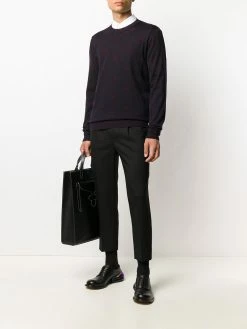 Alexander McQueen skull patterned jumper